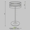 Настольный светильник Maytoni MOD348TL-L14BBS3K Maytoni