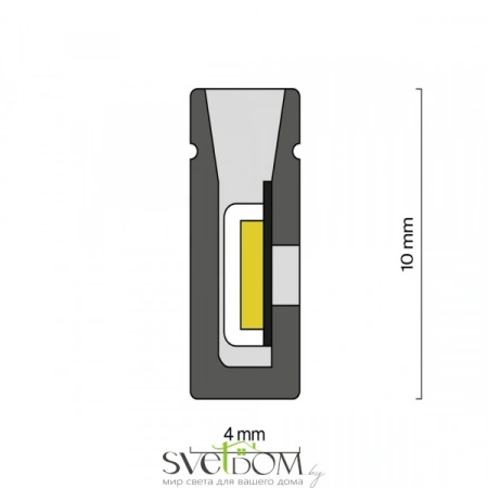 Гибкий неон с вертикальным изгибом позволяет создавать динамичные световые решения, огибая контуры в вертикальной плоскости. Мягкий рассеянный свет, направленный вверх, идеально подойдет для контурной подсветки потолков, ниш, элементов интерьера и фасадов | Svetdom.by