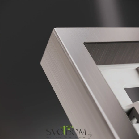 Рамки металлические Voltum S70 METAL Никель VLSM120111 Voltum VLSM120111