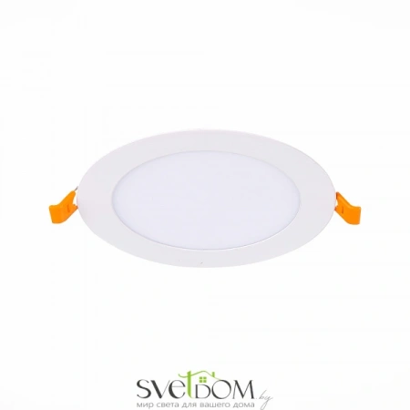 ST209.538.09 Св-к встр. Белый LED 1*9W 3000K 585Lm Ra80 110° IP20 D145xH8 90-265V Встраиваемые светильники ST LUCE