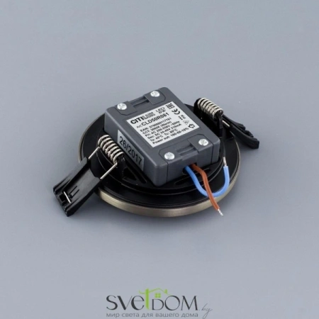 Citilux Омега CLD50R081 LED Встраиваемый светильник с диммером ХромМат CITILUX
