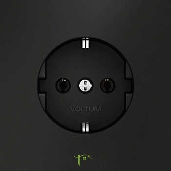 Розетки электрические с заземлением Voltum S70 VLS040108  Voltum VLS040108