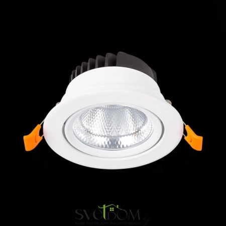 ST211.538.10.36 Св-к встр. Белый LED 1*10W 3000K 750Lm Ra80 36° IP20 D109xH65 220-240V Встраиваемые светильники ST LUCE