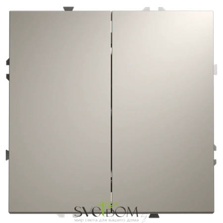 Проходной переключатель двухклавишный Voltum S70 VLS020303  Voltum VLS020303