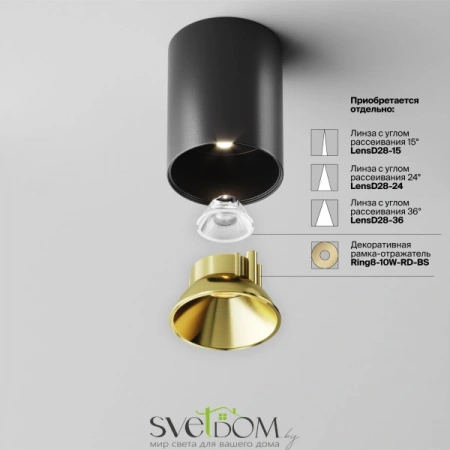 Потолочные светильники Maytoni C064CL-8W4K-RD-B от Магазина Svetdom.by