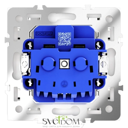 Розетки электрические с заземлением и шторками  Voltum S70 VLS040203  Voltum VLS040203