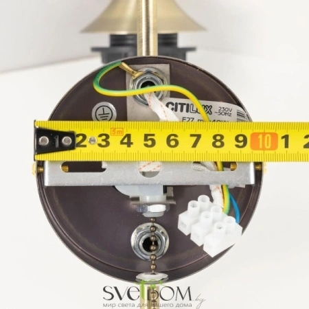 Citilux Базель CL407313 Бра с бордовым абажуром и выключателем CITILUX