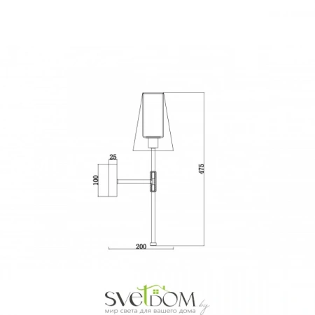 Бра и настенные светильники FR5196WL-01BBS Freya | Svetdom.by