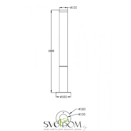 Ландшафтный светильник Outdoor O041FL-L30B3K Maytoni