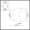 Настенный светильник Odeon Light CANDELA 7190/6WLA