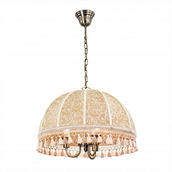 Citilux Базель CL407135 Люстра подвесная с абажуром Вышивка