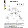 Люстры потолочныеOML-53807-08 Omnilux | Svetdom.by