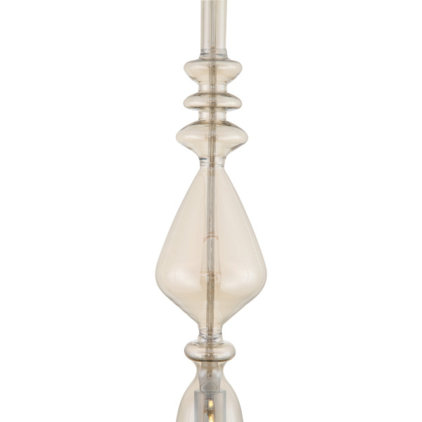 SL373.303.01 Подвес ST-Luce Хром/Янтарный G9 1*5W BRICHERE