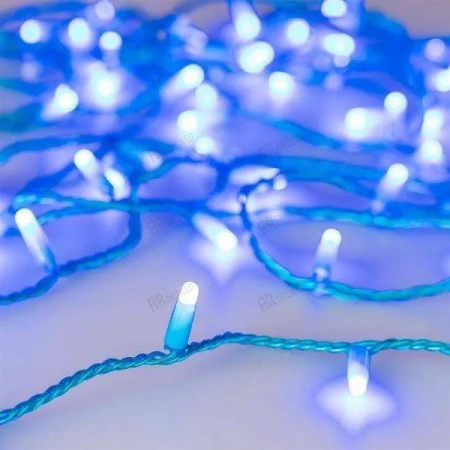 ARLIGHT Светодиодная гирлянда ARD-STRING-CLASSIC-10000-BLUE-100LED-MILK-FLASH Blue (230V, 7W) (Ardecoled, IP
