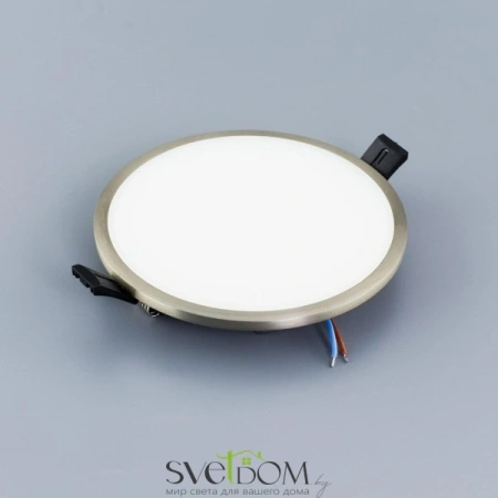 Citilux Омега CLD50R151 LED Встраиваемый светильник с диммером  Матовый Хром CITILUX