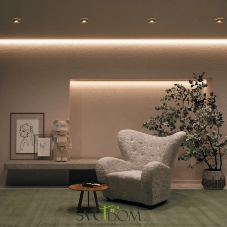 Светодиодная лента Ultra 24В 2835 20Вт/м 4000К 5м IP 20 201112