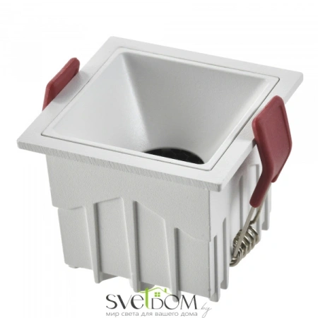 ST757.538.10S Св-к встр. Белый LED 1*10W 60° IP20 L65xW65xH52 85-265V В комплекте Встраиваемые светильники ST LUCE