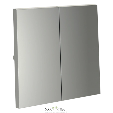 Клавиша для выключателя двухклавишного Voltum S70 Сталь VLS000305 Voltum VLS000305