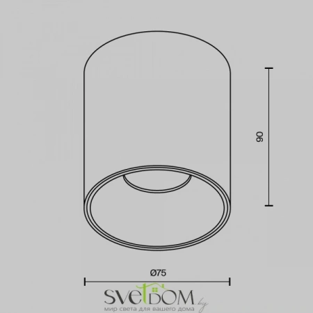 Потолочные светильники Maytoni C064CL-12W3K-RD-B от Магазина Svetdom.by