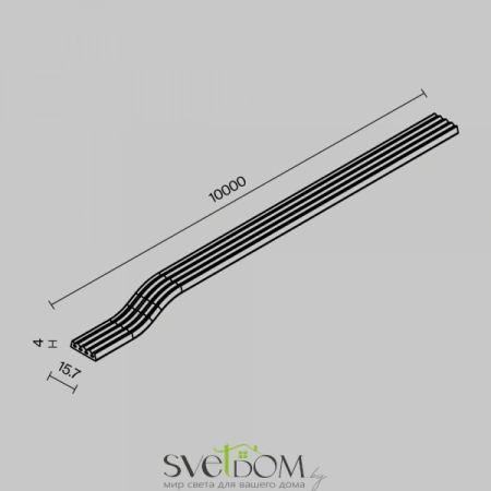 Комплектующие для уличной трековой системы Outdoor O-TR002-PW-10M Maytoni