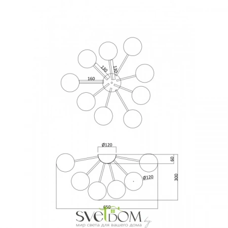 Светильники Freya FR5120CL-09G от Магазина Svetdom.by