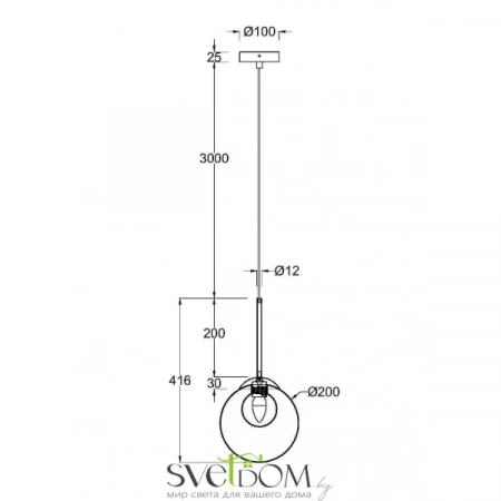 Подвесные светильники Maytoni MOD521PL-01G3 от Магазина Svetdom.by