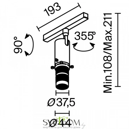 TR108-4-10W3K-DS-B Maytoni