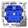 Розетки электрические с заземлением, шторками и крышкой Voltum S70 VLS040304  Voltum VLS040304