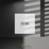 Розетка TV+RJ Voltum S70 Белый VLS060702 Voltum VLS060702