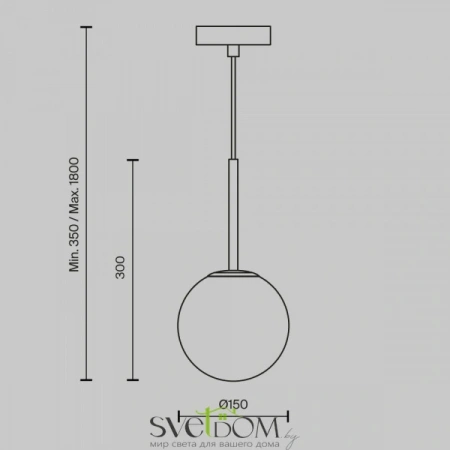 Подвесные светильники Maytoni MOD321PL-01G1 от Магазина Svetdom.by