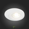 ST216.508.01 Св-к встр. Белый GU10 1*7W IP20 D100xH23 220V Без ламп Встраиваемые светильники ST LUCE