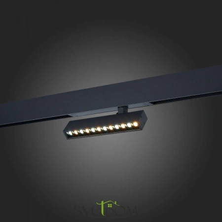 ST656.496.09 Св-к трек. SMART Черный LED 1*9W 2700K-6000K 700Lm Ra>90 24 IP20 L220xW25xH105 220V SKYLINE 220 ST LUCE