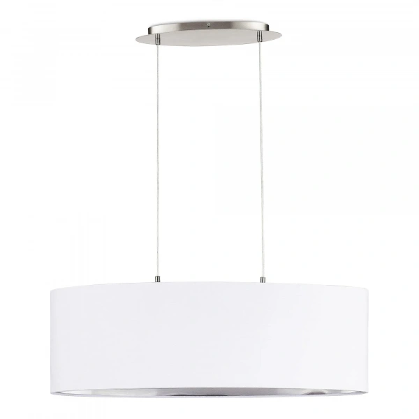 SLE300563-03 Светильник подвесной Никель/Белый, Серебристый E27 3*40W BRESCIA