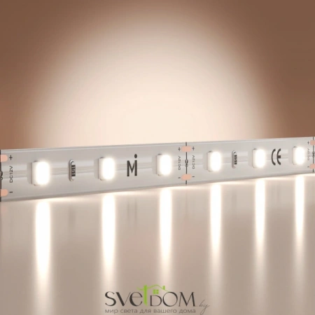 Светодиодная лента Base 12В 2835 9,6Вт/м 6000K 5м IP 20 201170