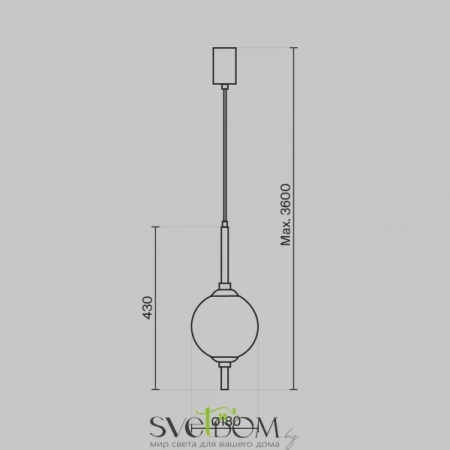 Подвесные светильники Maytoni Z020PL-L6B3K от Магазина Svetdom.by