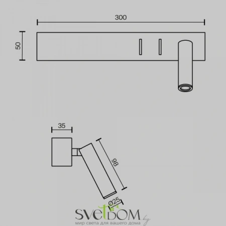 Бра C031WL-L8W3K1 Maytoni | Svetdom.by