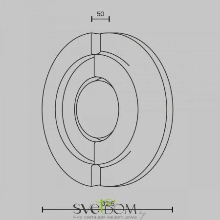 Настенные светильники MOD462WL-L10BG3K Maytoni | Svetdom.by