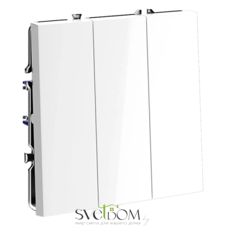Выключатель трехклавишный Voltum S70 VLS030101  Voltum VLS030101