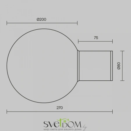 Настенные светильники O598WL-01B1 Maytoni | Svetdom.by