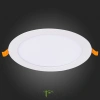 ST209.538.15 Св-к встр. Белый LED 1*15W 3000K 1 020Lm Ra80 110° IP20 D190xH8 90-265V Встраиваемые светильники ST LUCE