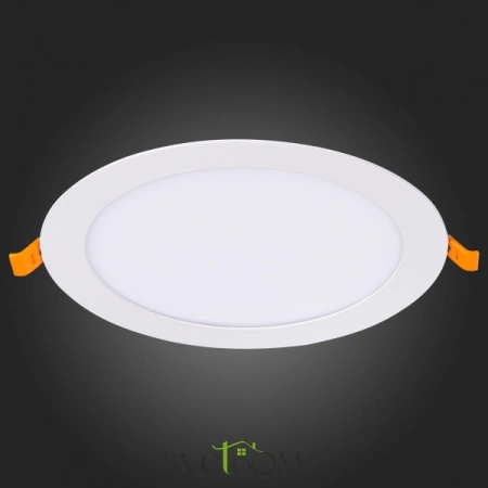 ST209.538.15 Св-к встр. Белый LED 1*15W 3000K 1 020Lm Ra80 110° IP20 D190xH8 90-265V Встраиваемые светильники ST LUCE