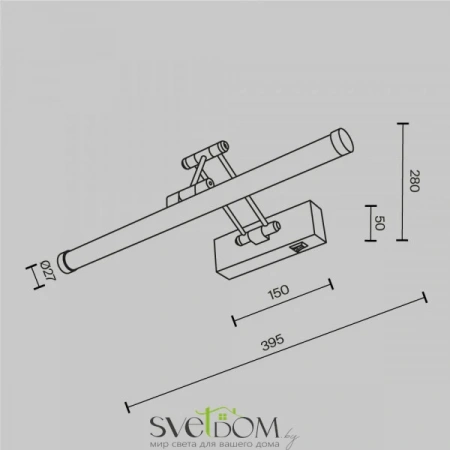 Подсветки MIR268WL-L3B3K Maytoni | Svetdom.by
