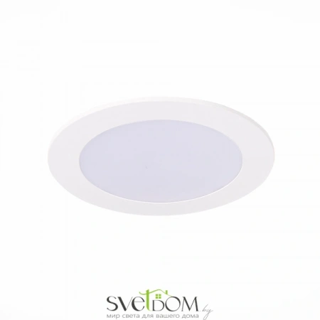ST212.508.10 Св-к встр. Белый LED 1*10W 3000K/4000K/6000K 850Lm Ra80 110° IP20 D120xH30 220-240V Встраиваемые светильники ST LUCE