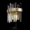 Citilux Лаура CL301422 Бра хрустальное с выключателем Шампань CITILUX
