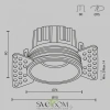 Фото Встраиваемые светильники Maytoni DL058-12W3K-TRS-B Встраиваемые светильники Maytoni DL058-12W3K-TRS-B от Магазина Svetdom.by