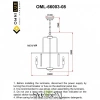 Люстры подвесныеOML-66003-08 Omnilux | Svetdom.by
