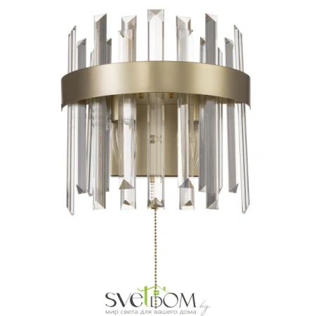 Citilux Лаура CL301422 Бра хрустальное с выключателем Шампань CITILUX