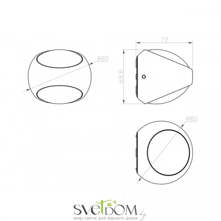 Светильники Maytoni O032WL-L6W3K от Магазина Svetdom.by