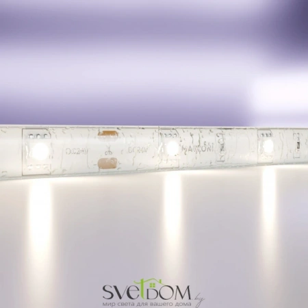Светодиодная лента 24В 5050 7,2Вт/м 4000K 5м IP65 10164