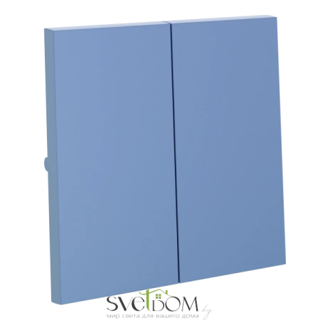 Клавиша для выключателя двухклавишного Voltum S70 Деним VLS000315 Voltum VLS000315